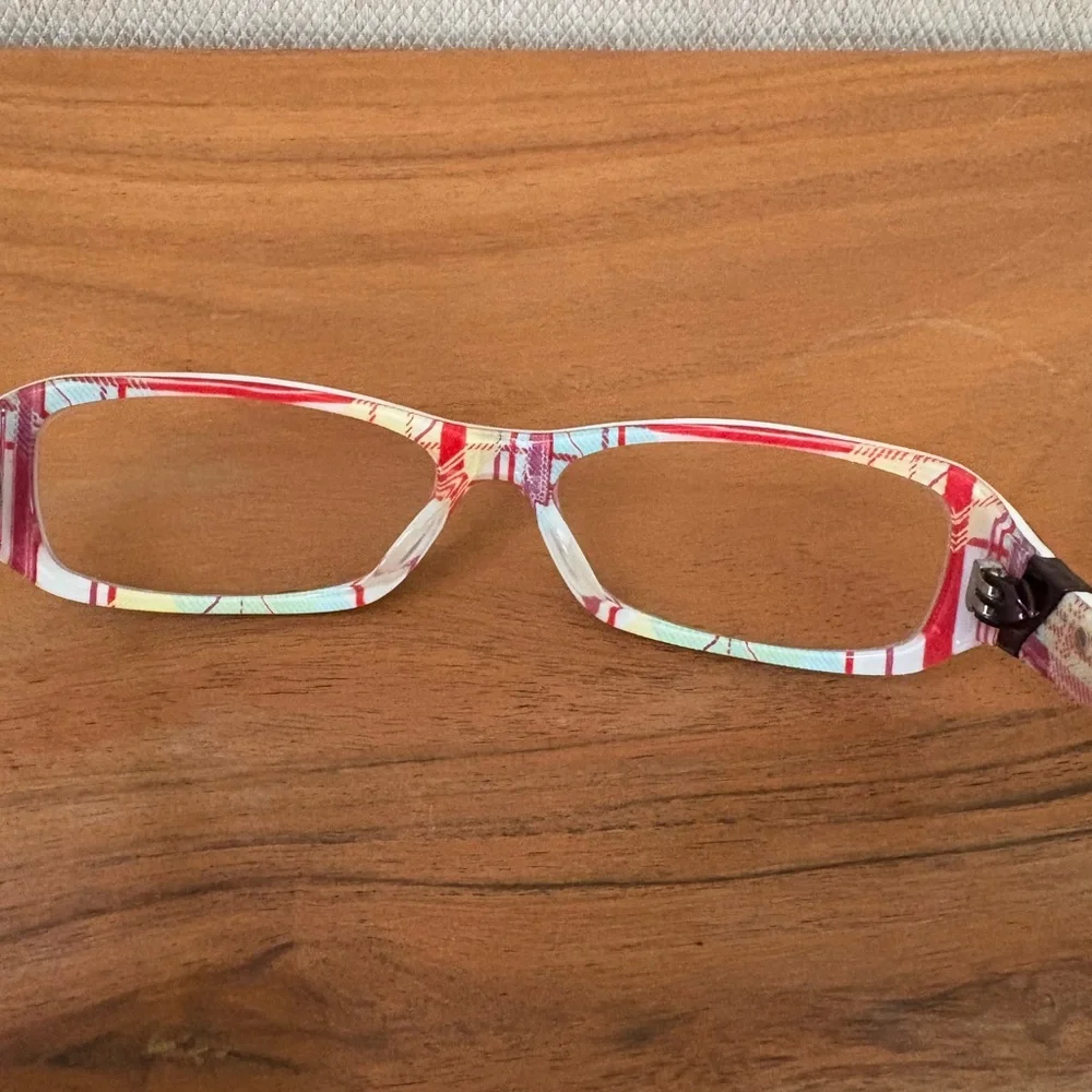Oakley Purple Plaid Rare Vintage Eyeglasses Frames